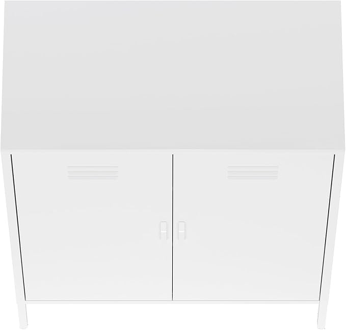 Manhattan Comfort Naomi Modern Metal Accent Cabinet, Minimalist Storage Cabinet - Image 10