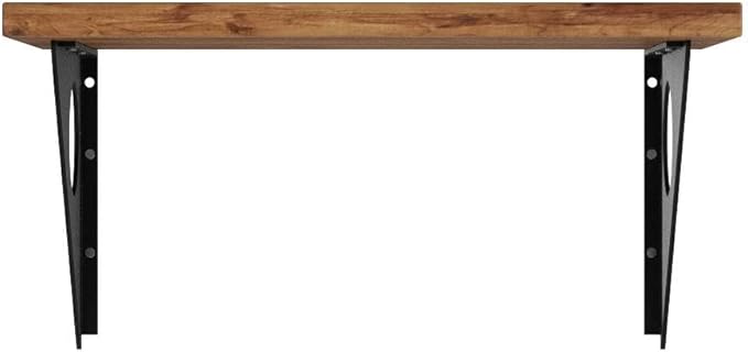 Industrial Rustic Wall-Mounted Table, Dining Table Desk, Pine Wood Wall-Mounted - Image 4