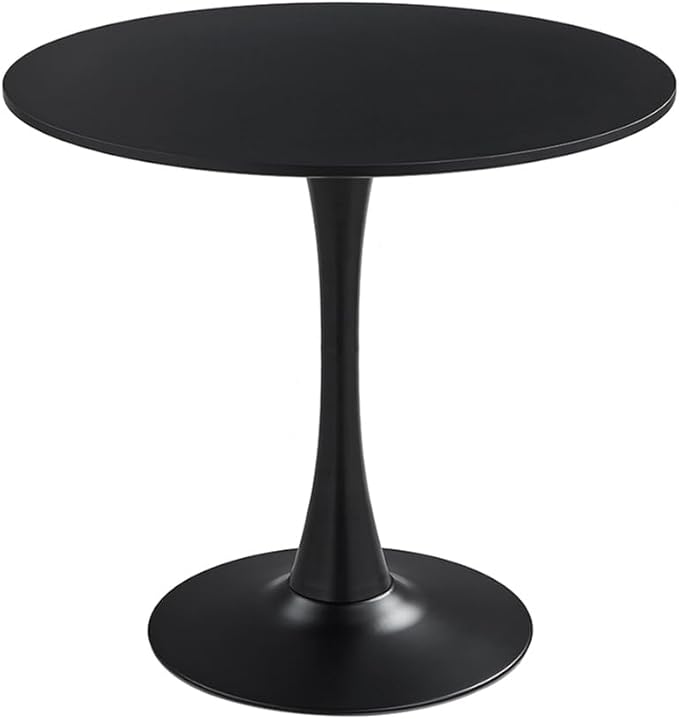31.2" Tulip Dining Table, Mid-Century Modern Style, Round MDF Top - Image 9