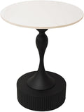 Side Table with Marble Top Metal End Table Modern Sofa Side End Table Coffee by Cre+Cra