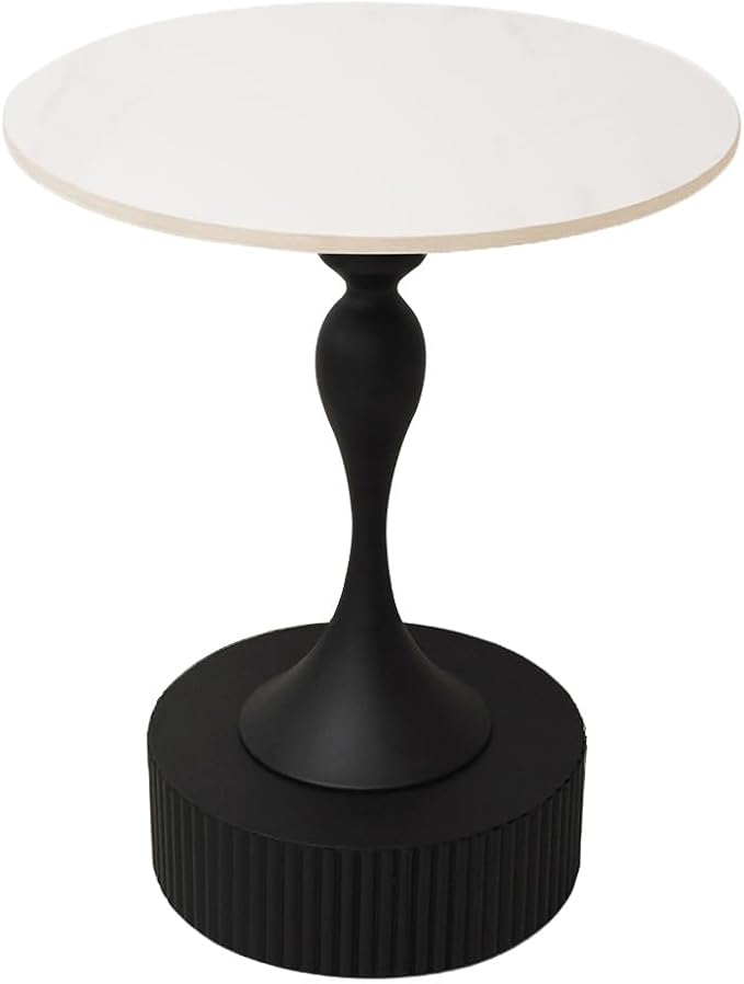 Side Table with Marble Top Metal End Table Modern Sofa Side End Table Coffee by Cre+Cra