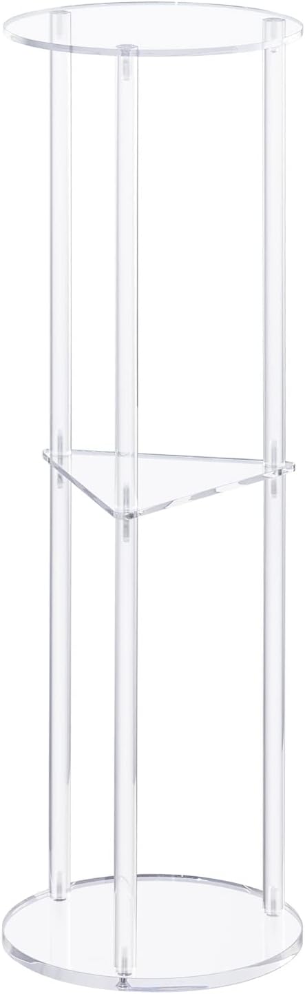 HMYHUM Acrylic Drink Table for Small Spaces, Martini Table for Living Room by HMYHUM