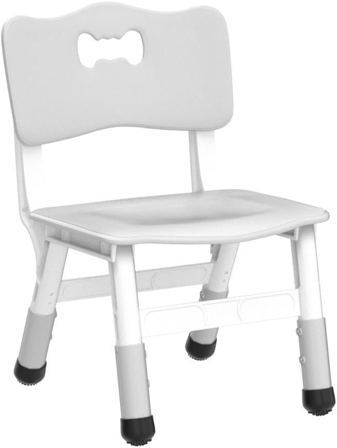 4 Piece Kids Chair Set 3 Levels Adjustable Stackable Kids Chairs Ideal - Image 4