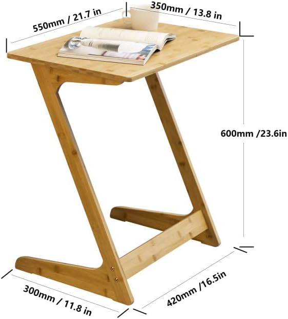 Forevich Tv Tray Table End Couch Table Snack Desk Sofa Side Table Office - Image 3