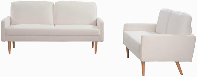 Kent 2 Piece Velvet Sofa and Loveseat Set, European Style - Image 5