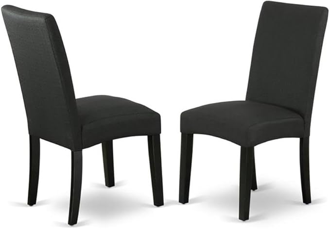 East West Furniture X696DR124-5 5 Piece Dining Table Set - Image 4