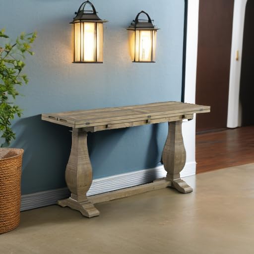 Martin Svensson Home Napa Sofa Console Table, Modular Flip Top Dining or Accent - Image 8