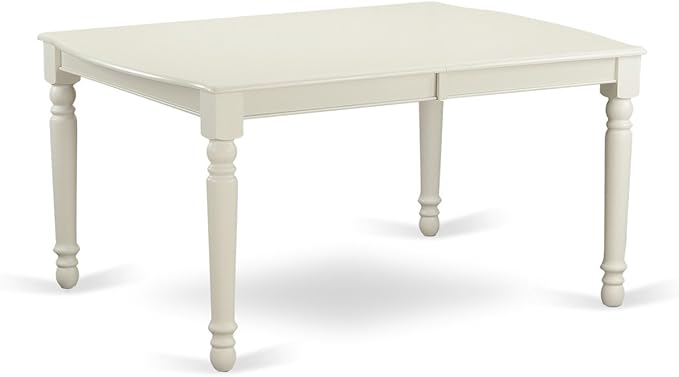 East West Furniture DOCL9-LWH-W 9 Piece Dining Table Set Includes a Rectangle - Image 5