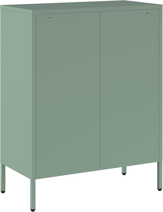 Manhattan Comfort Naomi Modern Metal Accent Cabinet, Minimalist Storage Cabinet - Image 9