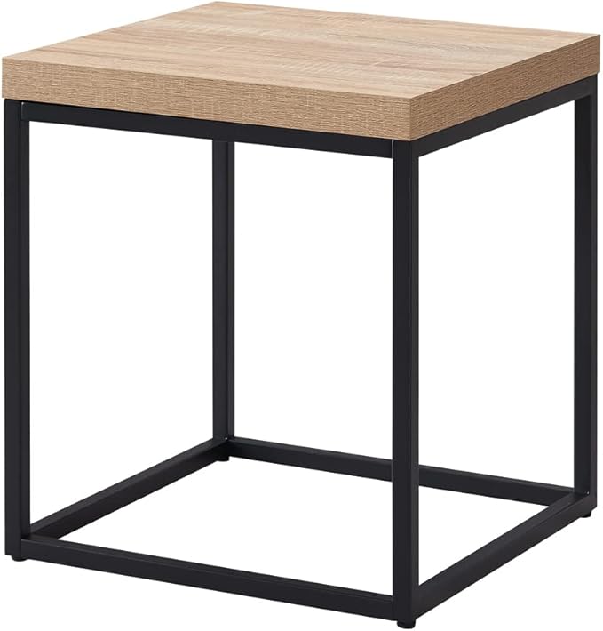 CENSI 18-Inch Natural Oak Accent End Table/Side Table - Image 5