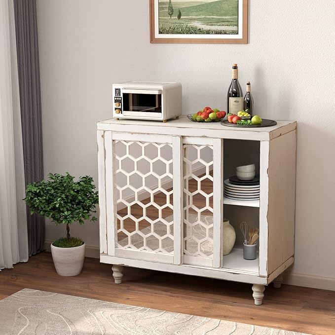 COSIEST 31.5" W Sideboard Buffet Cabinet - Image 3