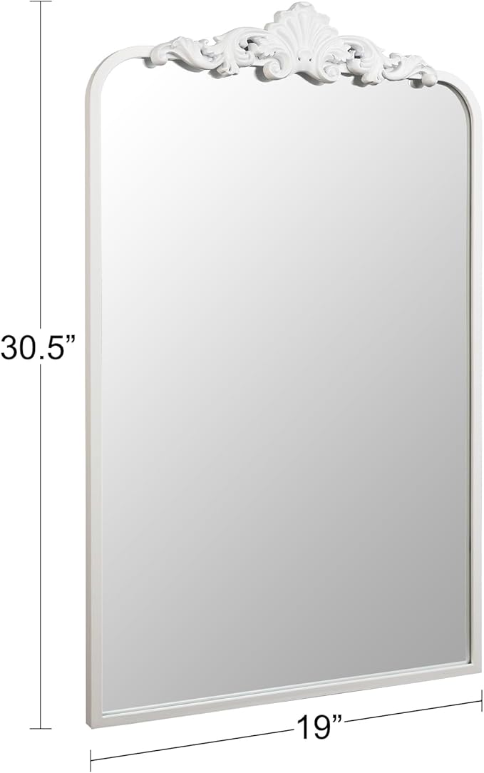Ruomeng Traditional Wall Mirror, Framed Mirror - Image 4