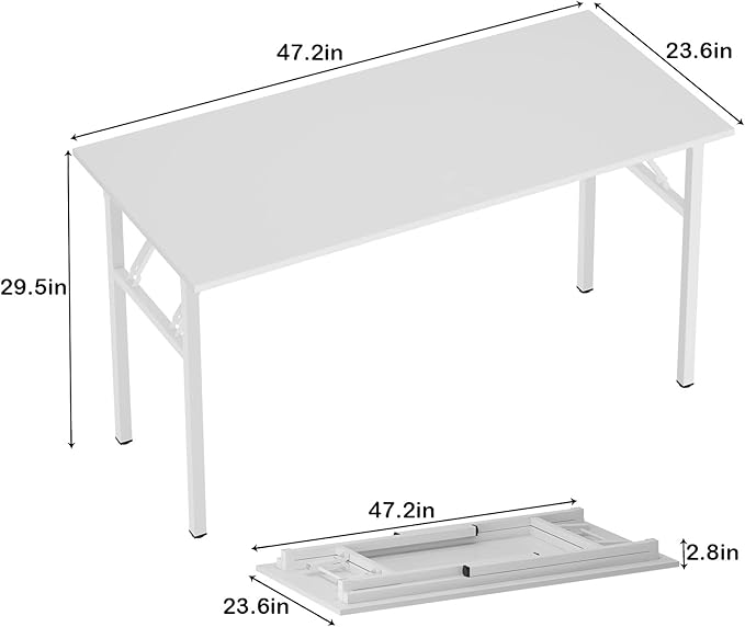 Need 47 inches Computer Desk Office Desk Folding Table - Image 3