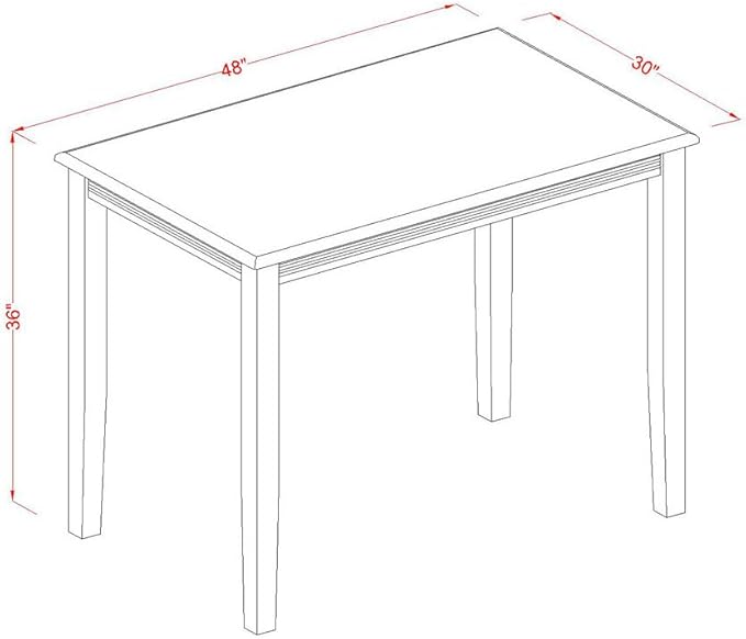 East West Furniture YAPB5-OAK-W 5 Piece Kitchen Counter Set Includes a - Image 3