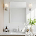 24x30 Inch Silver Bathroom Mirror by LEDLUX