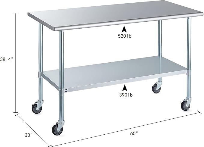 ROCKPOINT Stainless Steel Table - Image 3