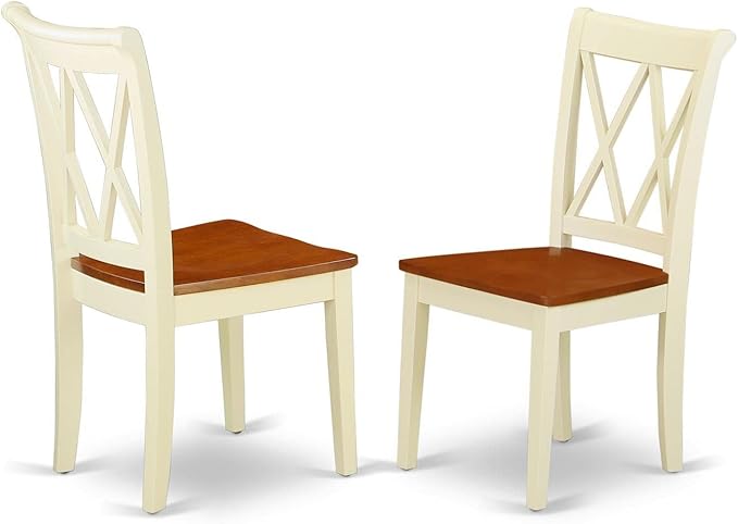 East West Furniture DLCL3-BMK-W 3 Piece Dinette Set - Image 3