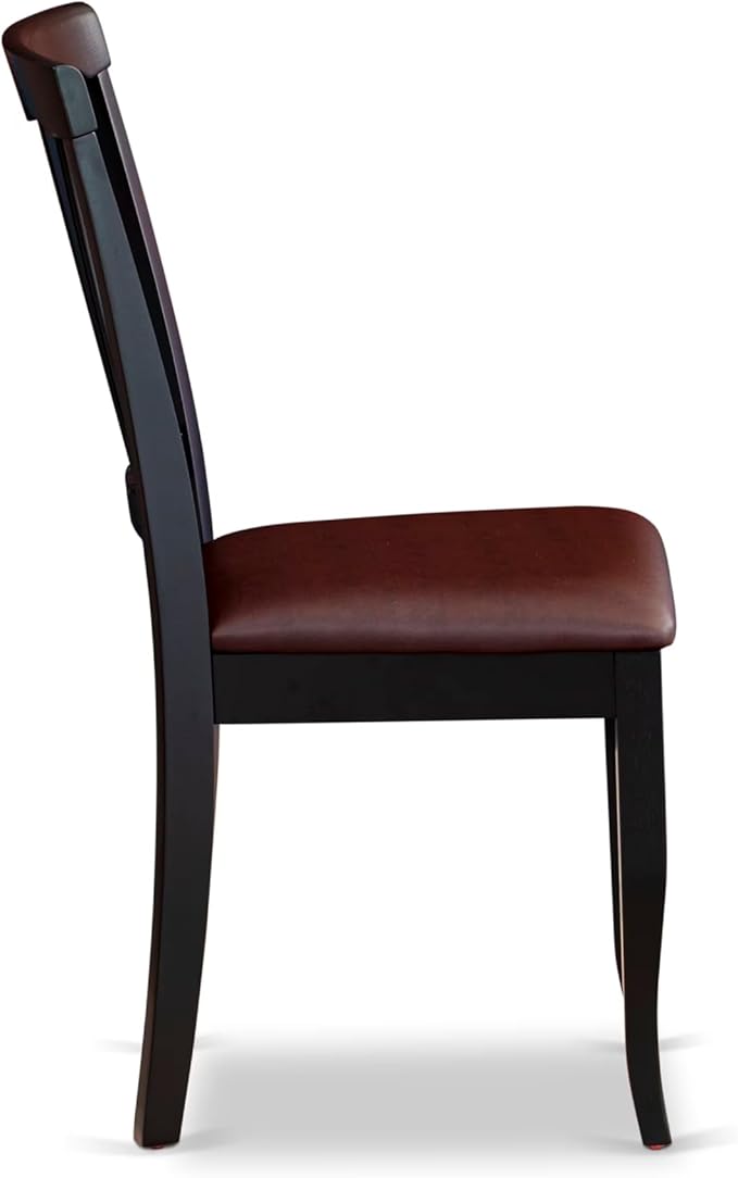 East West Furniture PLAV9-BCH-LC 9 Piece Dining Room Table Set Includes an Oval - Image 11