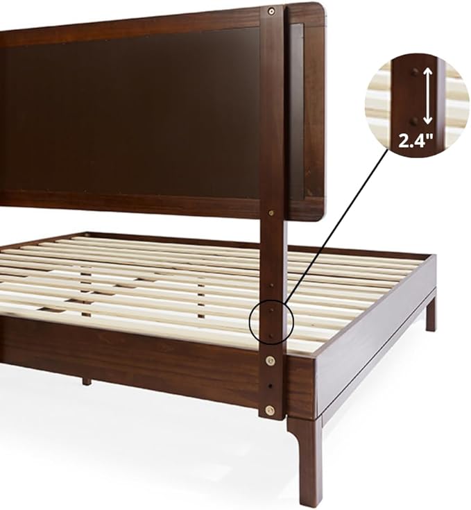 Bme Nipe Full 14 Inch Bohemian Bed Frame - Image 3