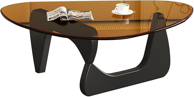 Mid Century Modern Glass Coffee Table, Small Coffee Table - Image 8