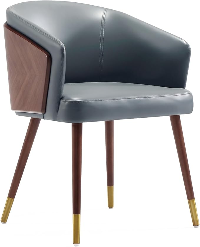 Manhattan Comfort Reeva Modern Dining Chair Upholstered in Tight Fit Leatherette - Image 11