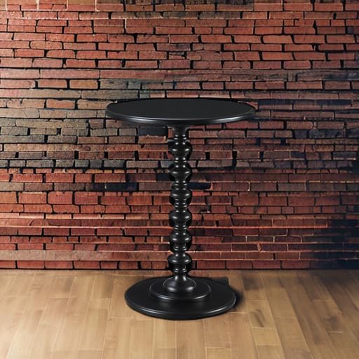 Convenience Concepts Palm Beach Spindle 17.75" Traditional Round End Living Room - Image 5