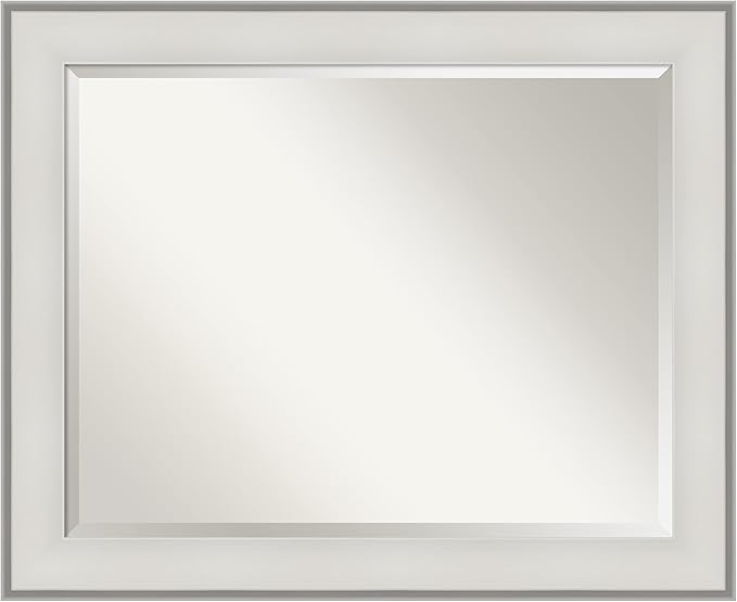 Amanti Art White Bathroom Mirror by AmantiArt