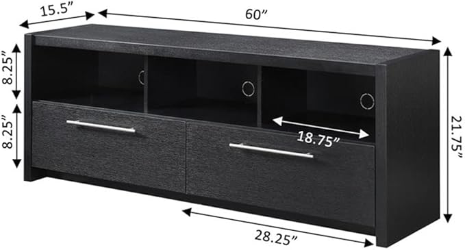 Convenience Concepts Newport Marbella TV Stand 60" - Image 3
