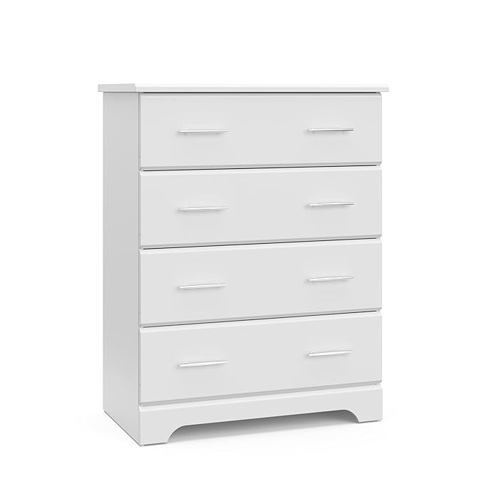 Storkcraft Brookside 4 Drawer Dresser – GREENGUARD Gold Certified, Nursery by Storkcraft