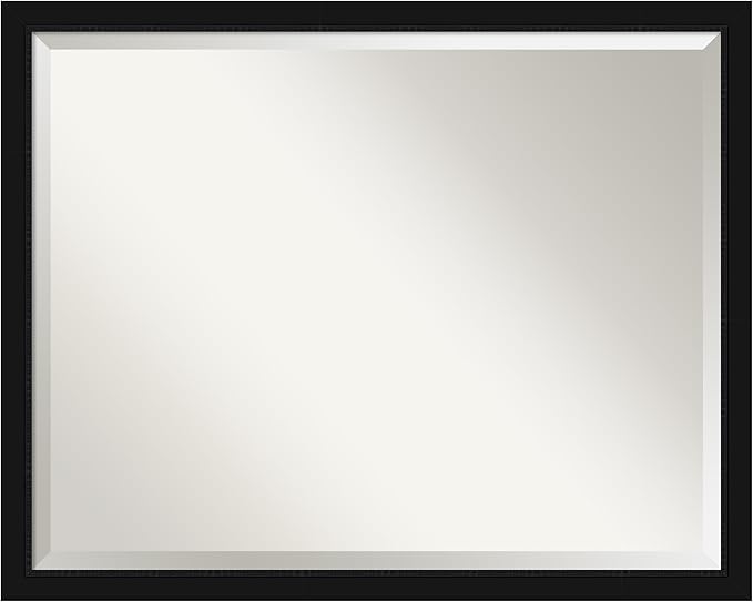 Amanti Art Black Bathroom Mirror by AmantiArt