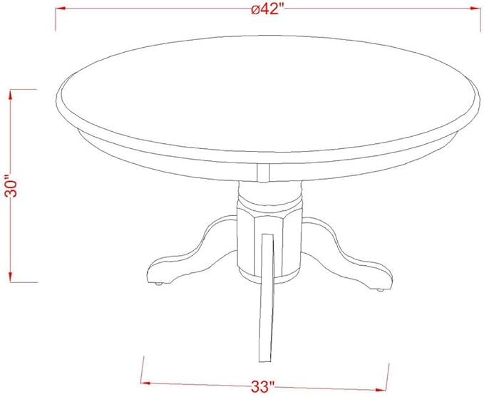 East West Furniture SHBO3-BLK-W 3 Piece Dining Room Furniture Set Contains a - Image 5