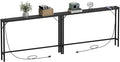Tohomeor Skinny 5.9" Console Table 47.24" Narrow Long Sofa Table by Tohomeor