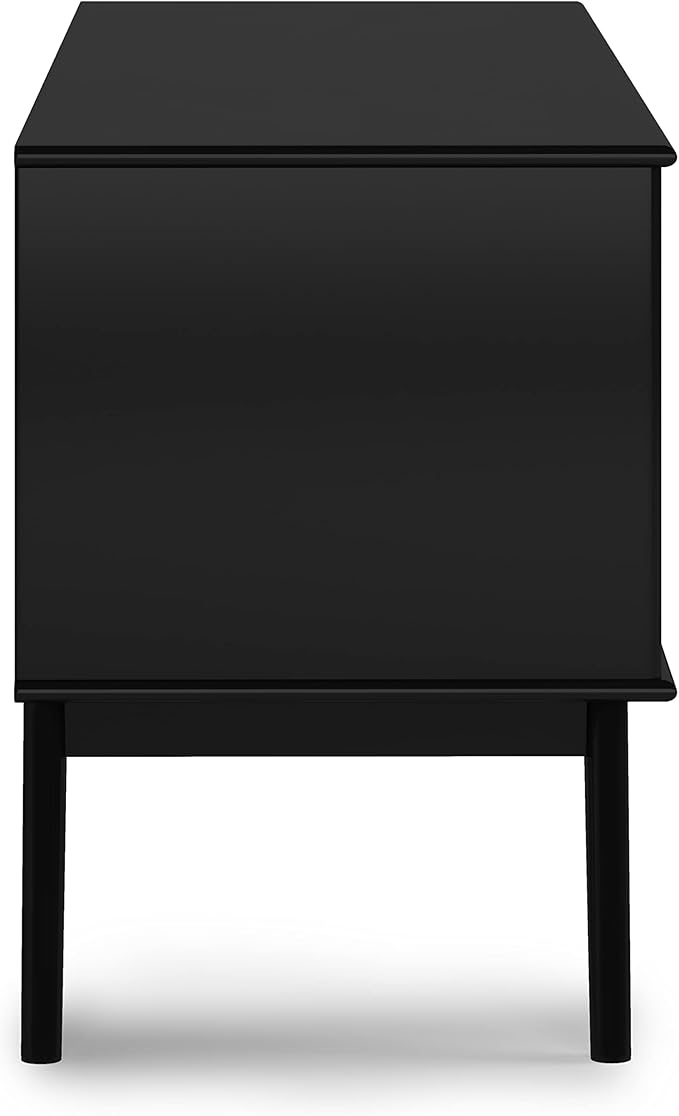 SIMPLIHOME Draper SOLID HARDWOOD 60 inch Wide Mid Century Modern TV Media Stand - Image 7