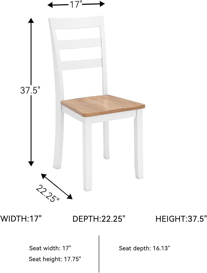 Signature Design by Ashley Gesthaven Solid Wood Frame Dining Chair - Image 3