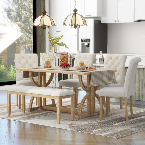 SogesHome 6-Piece Dining Table Set by SogesHome