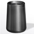 10 L/2.6Gallen, Swing Lid Trash Can, Brushed Stainless Steel Garbage Can by LEASYLIFE