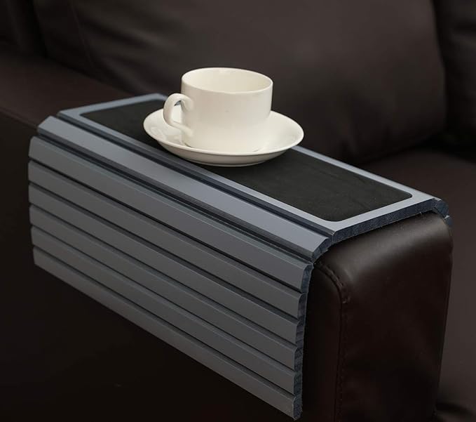 GEHE Sofa Arm Tray Table for Couch Flexible/Foldable Sofa Tray Couch arm Table - Image 6