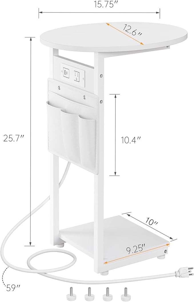 Vagusicc C Shaped End Table - Image 2
