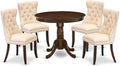 East West Furniture ANDA5-AWA-32 5 Piece Dining Room Furniture Set Includes a by EastWestFurniture
