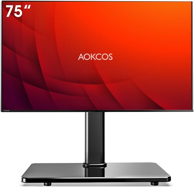 Swivel Universal TV Stand for 32-75 inch TVs by Aokcostvstand