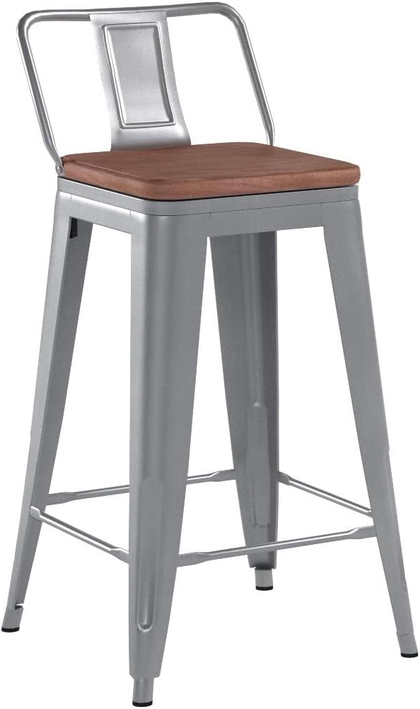 24 Inch Swivel Bar Stools Set of 4 - Image 5