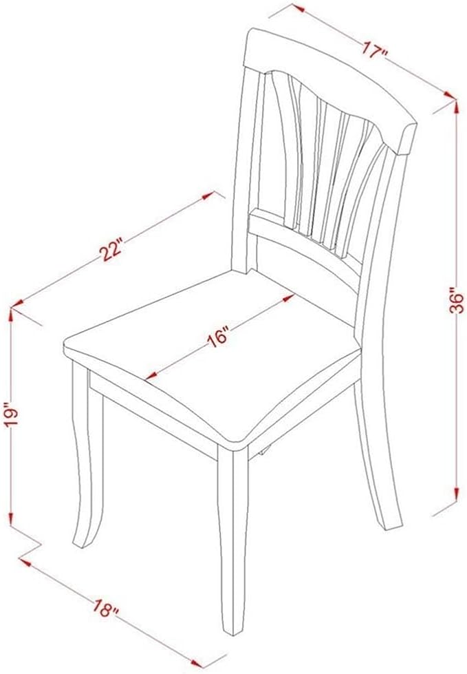 East West Furniture DMAV3-OAK-C 3 Piece Dining Room Table Set Contains a Round - Image 6