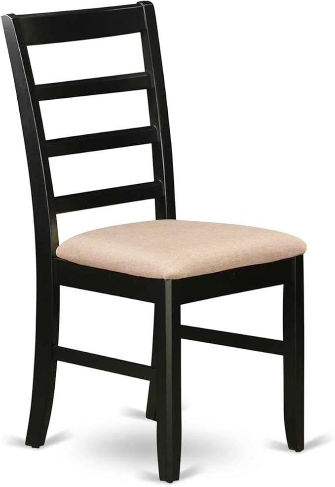 East West Furniture AMPF3-BCH-C 3 Piece Dining Table Set - Image 4