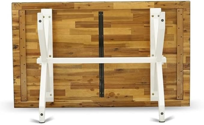 East West Furniture XT076 X-Style Kitchen Table - Image 5