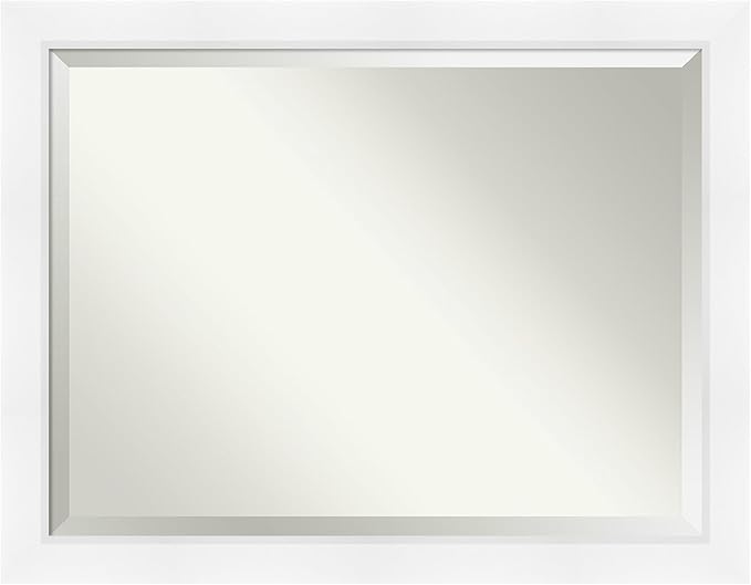 Amanti Art White Bathroom Mirror by AmantiArt