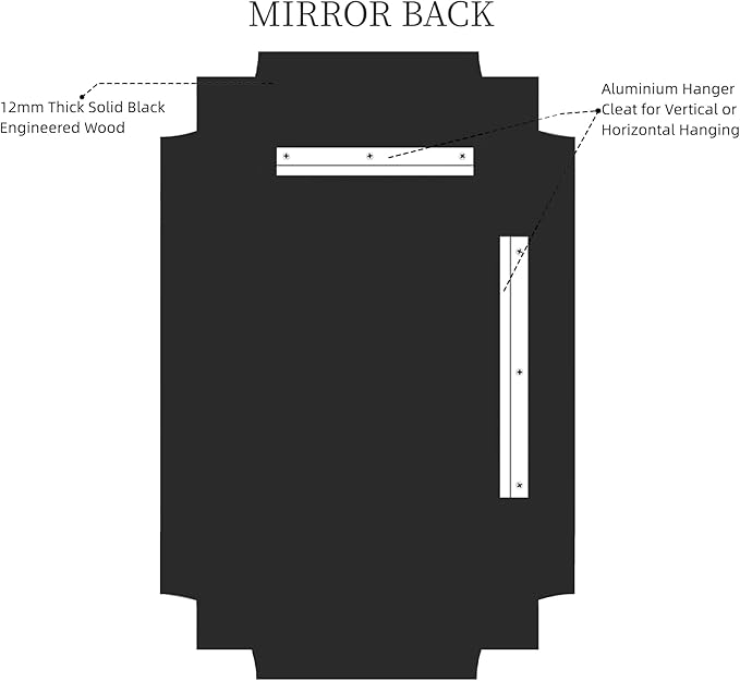 Kelly Miller Large Gold Mirror for Wall - Image 7