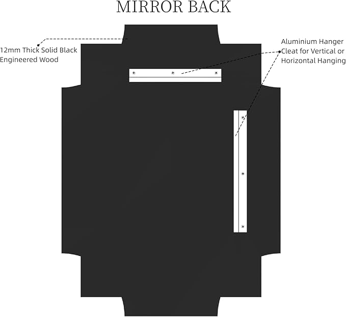 Kelly Miller Large Gold Decorative Mirror - Image 7