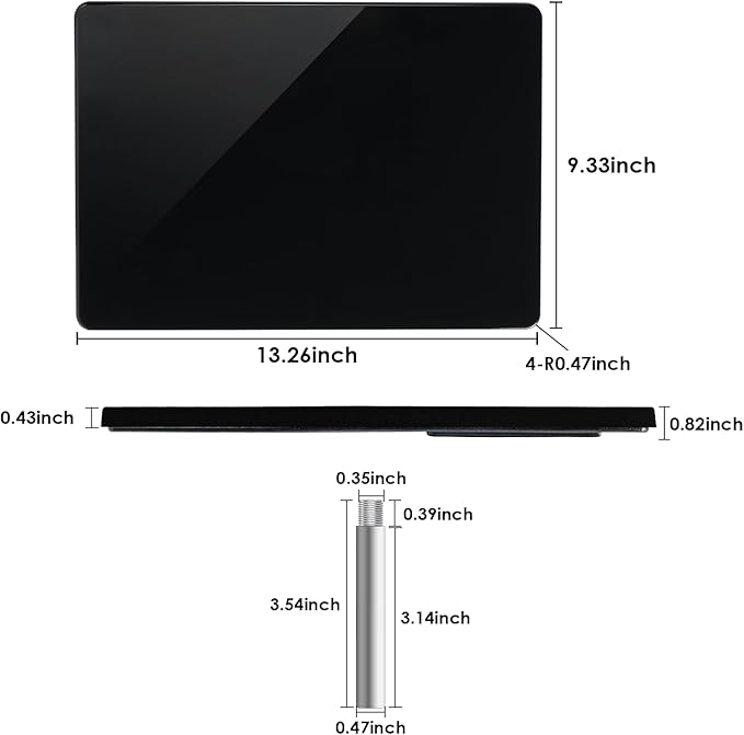 Home Theater Seating Series Swivel Tray Table - Image 2