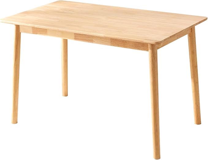 BAKEVE Dining Table for 4-6 Person- 47.2'' Solid Wood Kitchen Table, Mid by Baveke