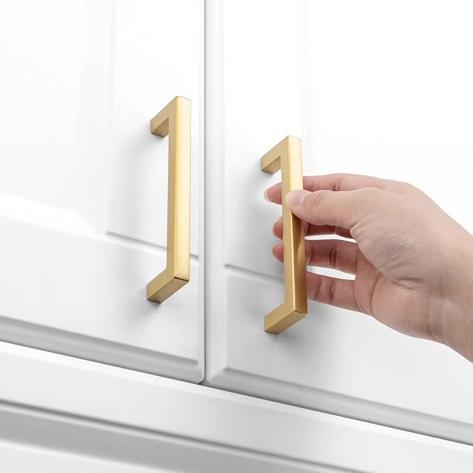 KOOFIZO 30-Pack Solid Square Bar Cabinet Handle - Image 4